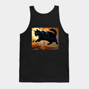 Black Cat Tank Top